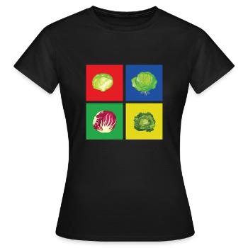 Kohl - Frauen T-Shirt - Schwarz - Vorne - AI Model Female 172 dark (172cm)