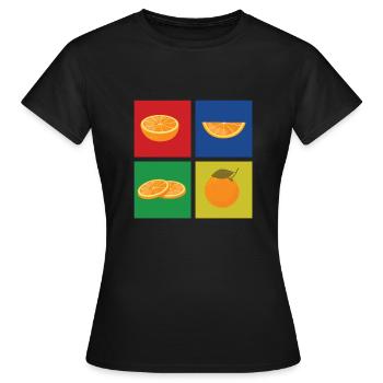 Amateurs de mandarin - T-shirt Femme - noir - Devant - AI Model Female 172 dark (172cm)