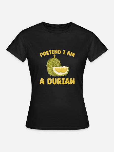 Durian - Frauen T-Shirt - Schwarz