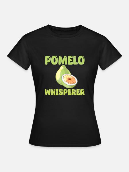 Pomelo Flüsterer - Frauen T-Shirt - Schwarz