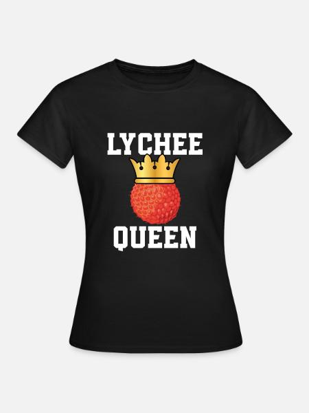 Litschi Königin - Frauen T-Shirt - Schwarz