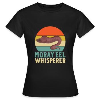 Moray Eel Whisperer - Women's T-Shirt - black - Front - AI Model Female 172 dark (172cm)