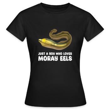 Moray Eel For Boys - Women's T-Shirt - black - Front - AI Model Female 172 dark (172cm)