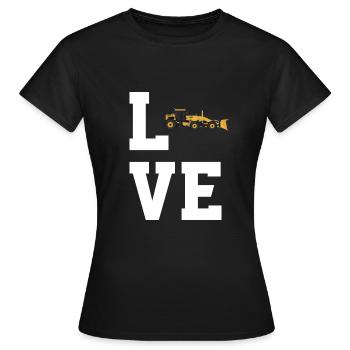 Liebe Grader - Frauen T-Shirt - Schwarz - Vorne - AI Model Female 172 dark (172cm)