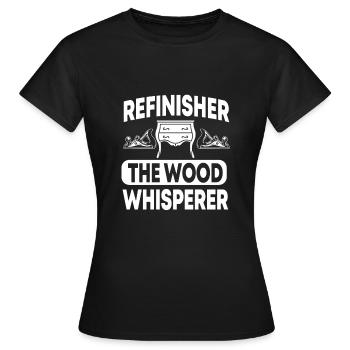 Réparation de meubles DIY - T-shirt Femme - noir - Devant - AI Model Female 172 dark (172cm)