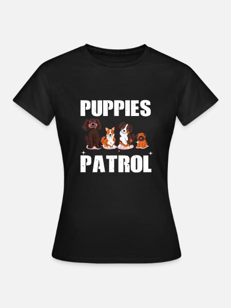 Welpen Patrouille - Frauen T-Shirt - Schwarz