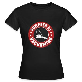 Staubsaugen - Frauen T-Shirt - Schwarz - Vorne - AI Model Female 172 dark (172cm)
