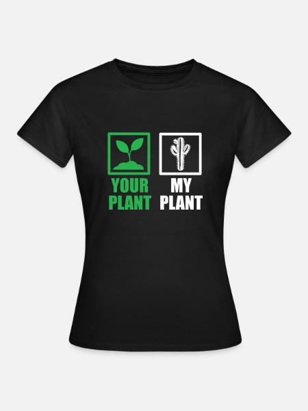Kaktus Liebhaber - Frauen T-Shirt - Schwarz