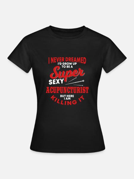Akupunkteur - Frauen T-Shirt - Schwarz