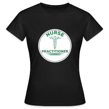 Infirmière en pratique avancée - T-shirt Femme - noir - Devant - AI Model Female 172 dark (172cm)
