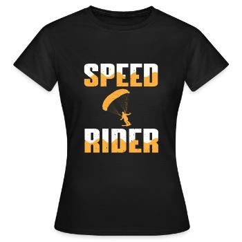Speed Rider - Frauen T-Shirt - Schwarz - Vorne - AI Model Female 172 dark (172cm)