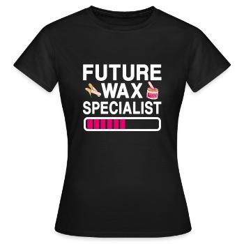 Future Waxing Specialist Beauty School - Women's T-Shirt - black - Front - AI Model Female 172 dark (172cm)