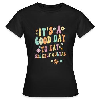 Le sort de Szekely Gulya - T-shirt Femme - noir - Devant - AI Model Female 172 dark (172cm)
