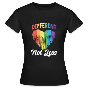 Autismus Bewusstseins-shirt - Frauen T-Shirt - Schwarz - Vorne - AI Model Female 172 dark (172cm)