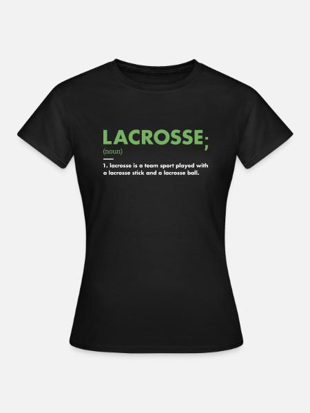 Sport Definition Lacrosse - Frauen T-Shirt - Schwarz