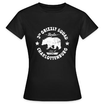 Berlin - Frauen T-Shirt - Schwarz - Vorne - AI Model Female 172 dark (172cm)