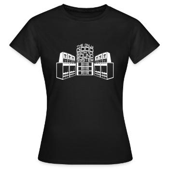 LE SYSTÈME EST BON SEULEMENT UN SYSTÈME DE SON - T-shirt Femme - noir - Devant - AI Model Female 172 dark (172cm)