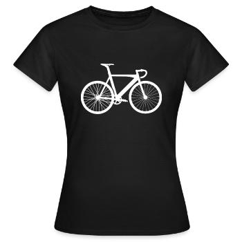 cyclisme sur piste - T-shirt Femme - noir - Devant - AI Model Female 172 dark (172cm)