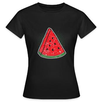 Watermelon - Women's T-Shirt - black - Front - AI Model Female 172 dark (172cm)