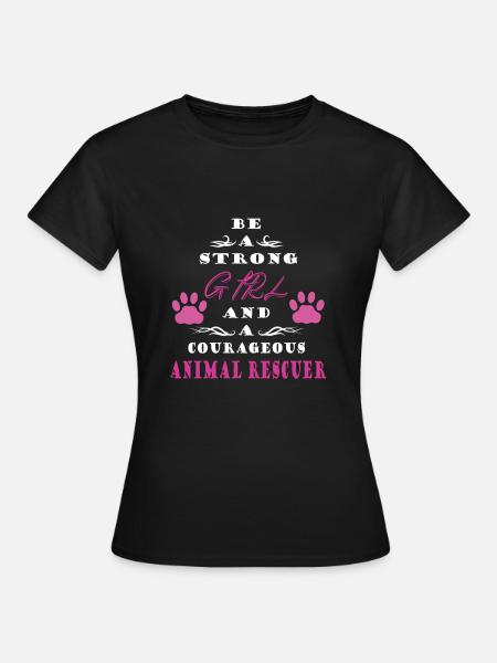 TIERRETTUNG TIERHILFE - Frauen T-Shirt - Schwarz