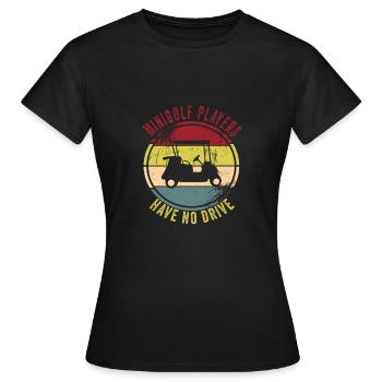 Golfe - T-shirt Femme - noir - Devant - AI Model Female 172 dark (172cm)
