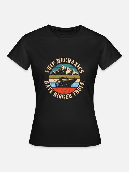 Schiffsmechaniker - Frauen T-Shirt - Schwarz