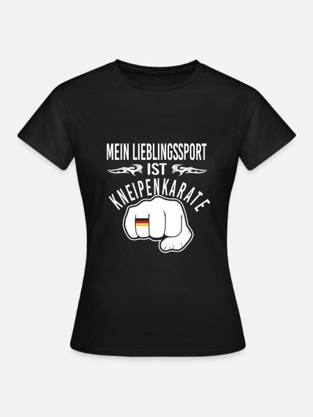 Kneipe - Frauen T-Shirt - Schwarz