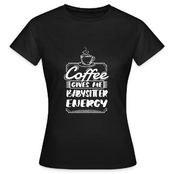 Baby-sitter - T-shirt Femme - noir - Devant - AI Model Female 172 dark (172cm)