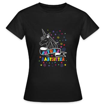 Baby-sitter - T-shirt Femme - noir - Devant - AI Model Female 172 dark (172cm)