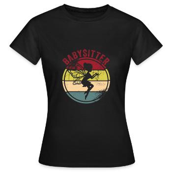 Baby-sitter - T-shirt Femme - noir - Devant - AI Model Female 172 dark (172cm)
