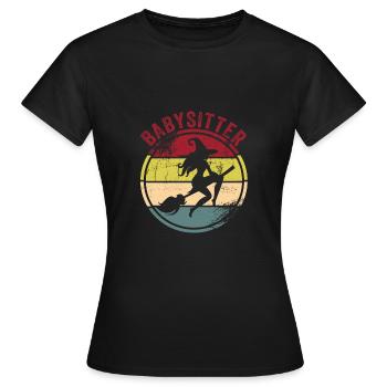 Baby-sitter - T-shirt Femme - noir - Devant - AI Model Female 172 dark (172cm)