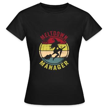 Baby-sitter - T-shirt Femme - noir - Devant - AI Model Female 172 dark (172cm)
