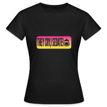 Baby-sitter - T-shirt Femme - noir - Devant - AI Model Female 172 dark (172cm)