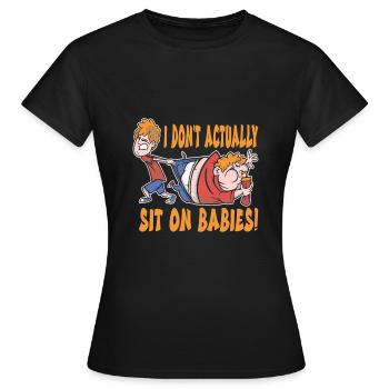 Baby-sitter - T-shirt Femme - noir - Devant - AI Model Female 172 dark (172cm)