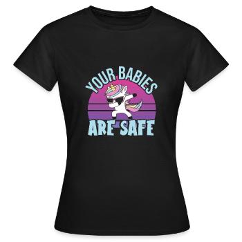 Baby-sitter - T-shirt Femme - noir - Devant - AI Model Female 172 dark (172cm)