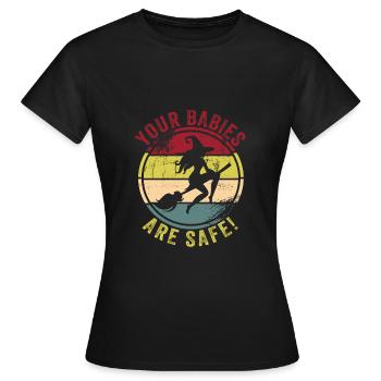 Baby-sitter - T-shirt Femme - noir - Devant - AI Model Female 172 dark (172cm)