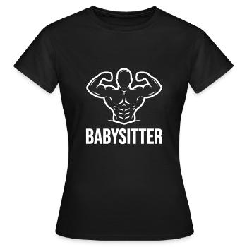 Baby-sitter - T-shirt Femme - noir - Devant - AI Model Female 172 dark (172cm)