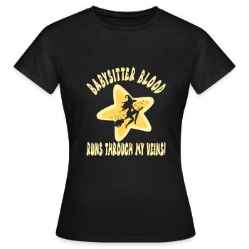 Baby-sitter - T-shirt Femme - noir - Devant - AI Model Female 172 dark (172cm)