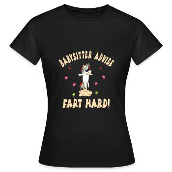 Baby-sitter - T-shirt Femme - noir - Devant - AI Model Female 172 dark (172cm)