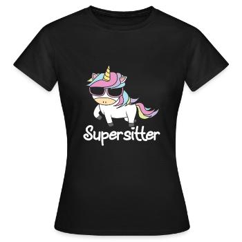 Baby-sitter - T-shirt Femme - noir - Devant - AI Model Female 172 dark (172cm)