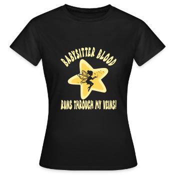 Baby-sitter - T-shirt Femme - noir - Devant - AI Model Female 172 dark (172cm)