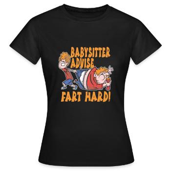 Baby-sitter - T-shirt Femme - noir - Devant - AI Model Female 172 dark (172cm)