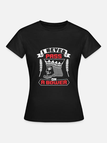 Cribbage - Frauen T-Shirt - Schwarz