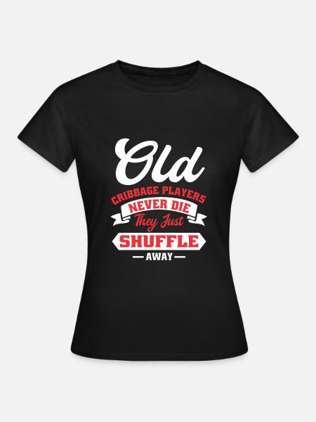 Cribbage - Frauen T-Shirt - Schwarz