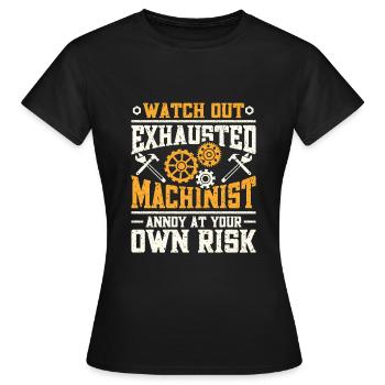 Locksmith - Women's T-Shirt - black - Front - AI Model Female 172 dark (172cm)