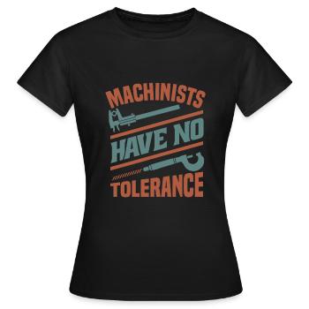 Schlosser - Frauen T-Shirt - Schwarz - Vorne - AI Model Female 172 dark (172cm)