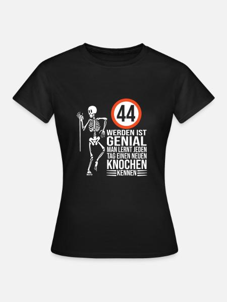 44.Geburtstag - Frauen T-Shirt - Schwarz