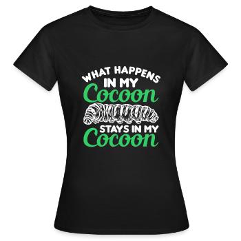 Insects - Women's T-Shirt - black - Front - AI Model Female 172 dark (172cm)