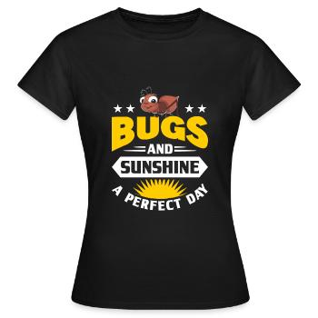 Insects - Women's T-Shirt - black - Front - AI Model Female 172 dark (172cm)
