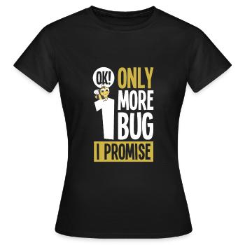Insects - Women's T-Shirt - black - Front - AI Model Female 172 dark (172cm)